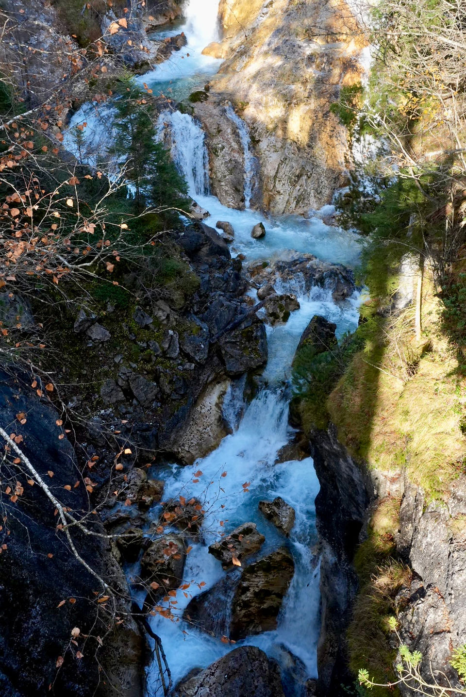 מפל Karwendelsteg Wasserfall