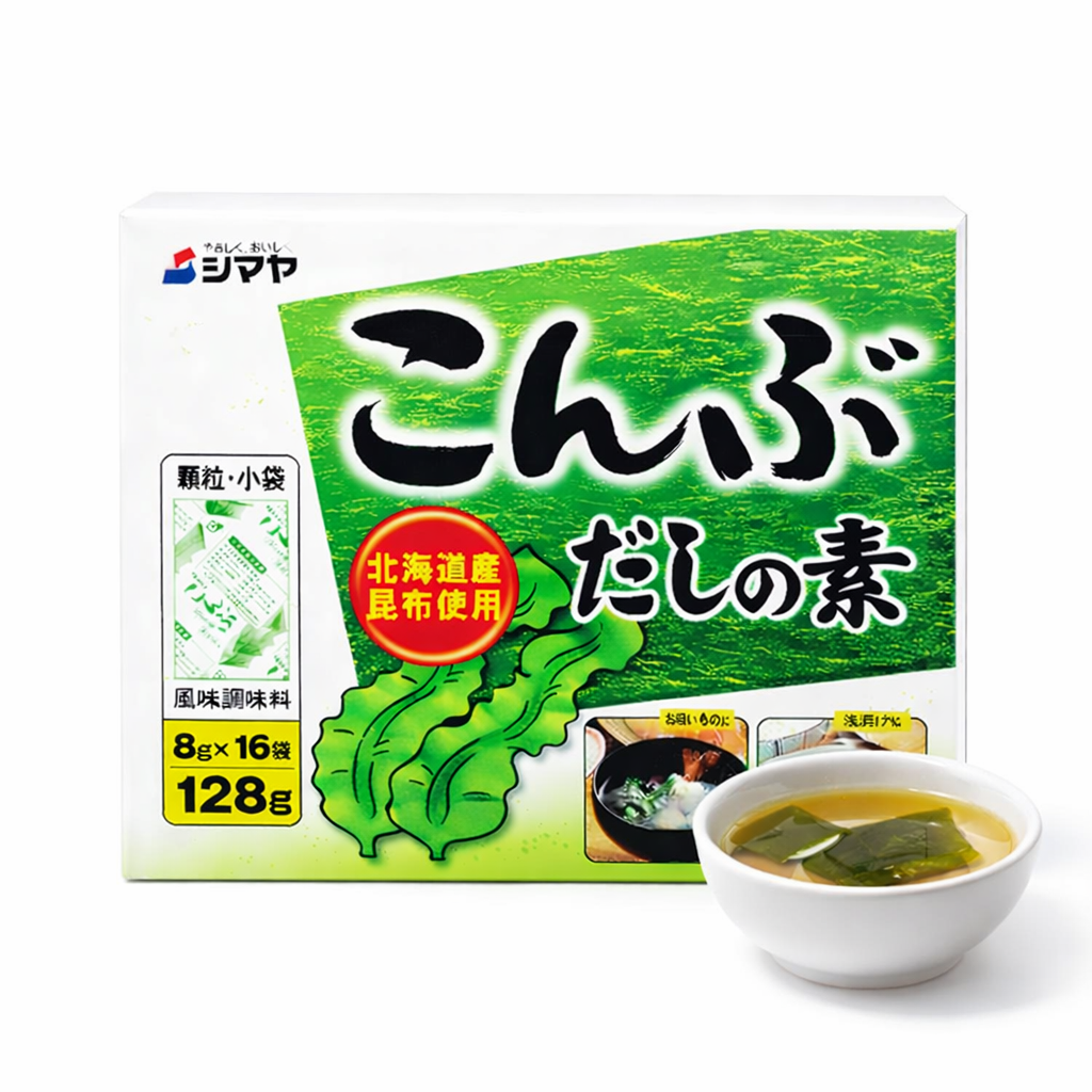 Dashi istantaneo giapponese alga kombu 128g 16 bustine