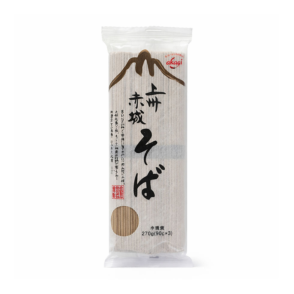 Confezione di soba giapponesi Akagi Joshu 270g