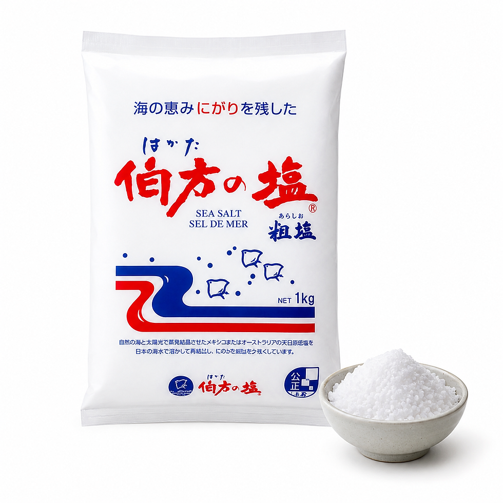 Sale marino giapponese Hakata no Shio 1kg da acqua di mare