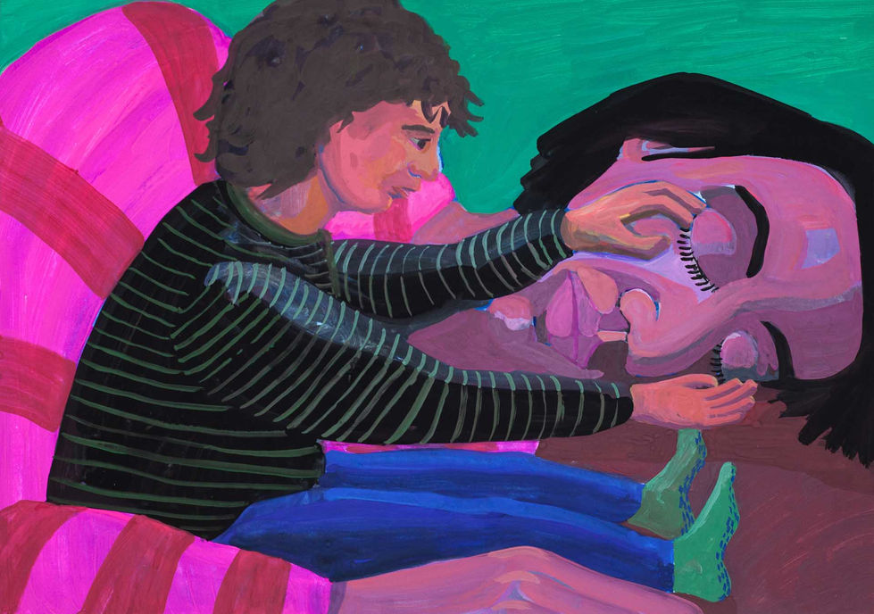 wake_up _gouache_on_paper_30X42_2021