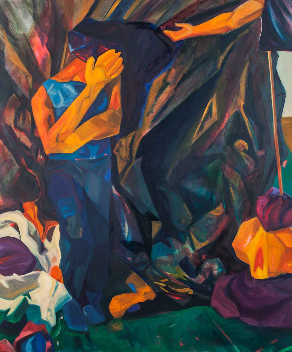 gathered in_2016_oil on canvas_110X90