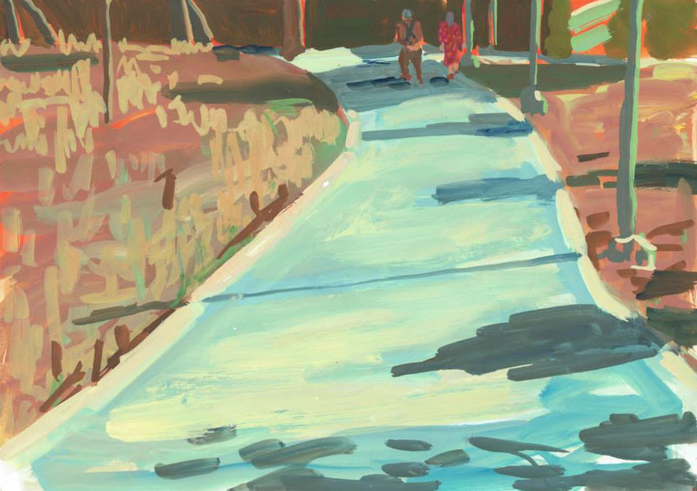couple_2015_gouache on paper_30x21