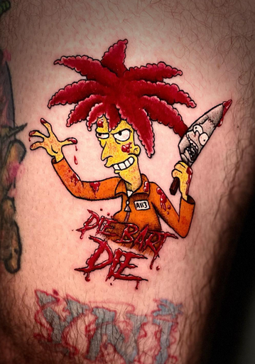 Oahu tattoo artist, Pearl city tattoo, american traditional tattoo, cartoon tattoo, anime tattoo