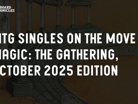 MTG Singles on the Move — Magic: The Gathering, October 2025 Edition