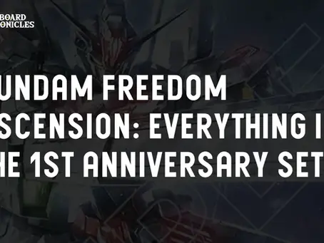 Gundam Freedom Ascension: everything in the 1st anniversary set