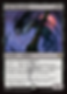 A vampire with long hair flies around a twisted column under a purple sky. Text: "Qarsi Revenant," traits, abilities, and warning text.