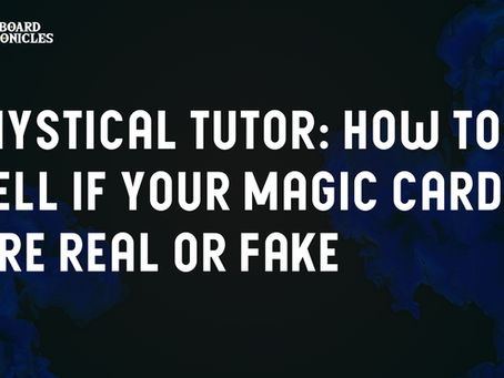 Mystical Tutor | How to Tell if Your Magic: The Gathering Card is Real or Fake