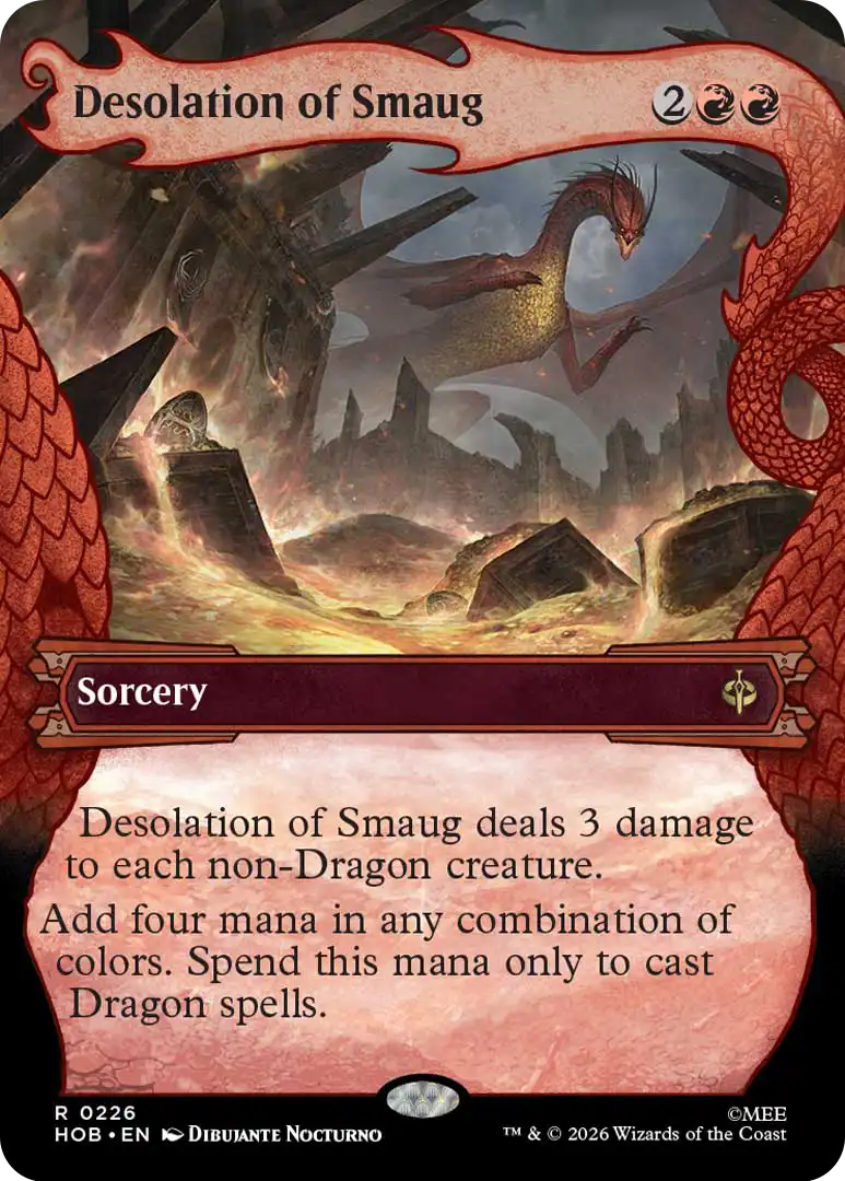 Dragon Horde Desolation of Smaug The Hobbit MTG