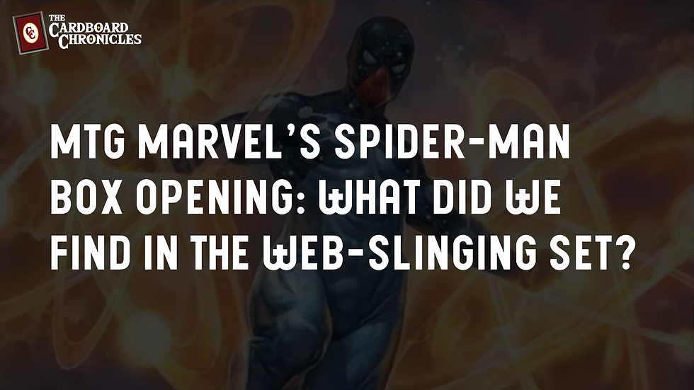 MTG Marvel’s Spider-Man Box Opening: What Did We Find in the Web-Slinging Set?