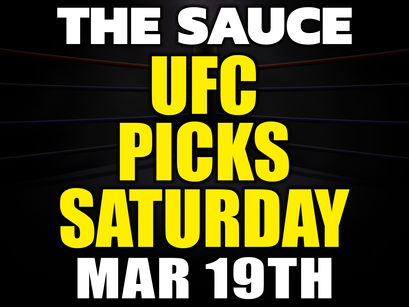 UFC Picks Saturday 3/19