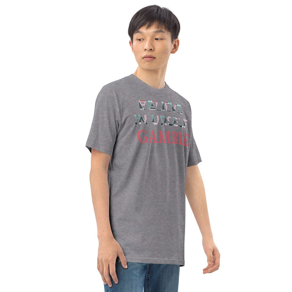 Thumbnail: Believe premium heavyweight tee