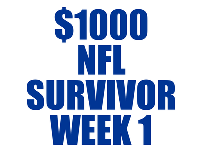 NFL $1000 Survivor Week 1