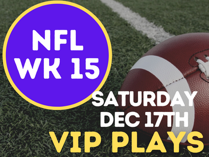 NFL Week 15 Picks Saturday 12/17