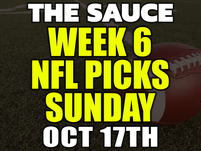 NFL Picks Week 6 Sunday 10/17
