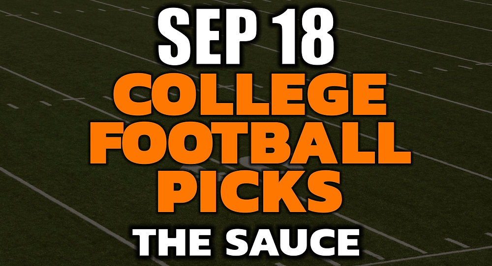 College Football Picks Saturday September 18th
