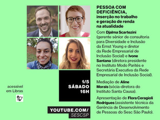 Pessoa com deficiência, inserção no mercado de trabalho e geração de renda na atualidade