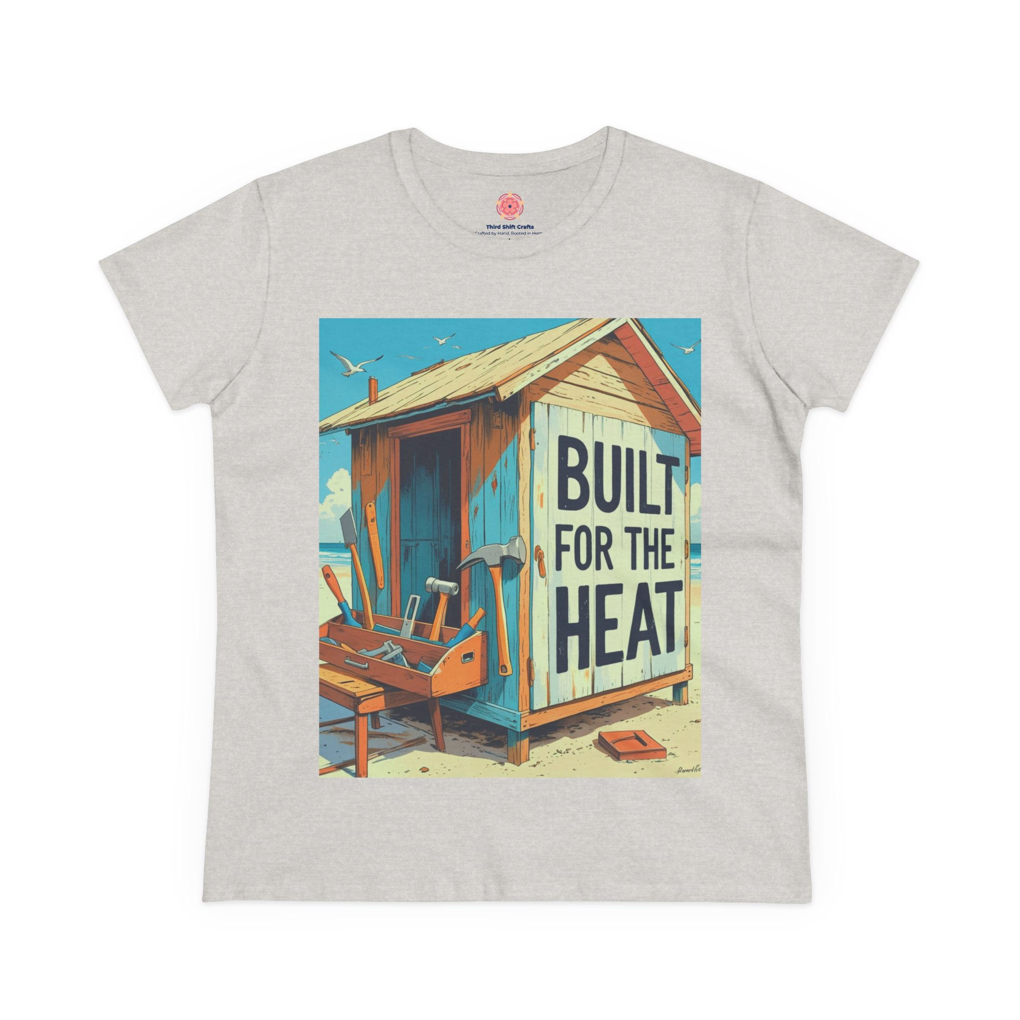 Built for the Heat Shirt, Beach Vibes Tee, Summer Graphic Tee