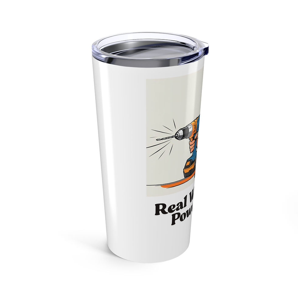 Thumbnail: Real Women Use Power Tools | 20oz Stainless Steel Travel Mug