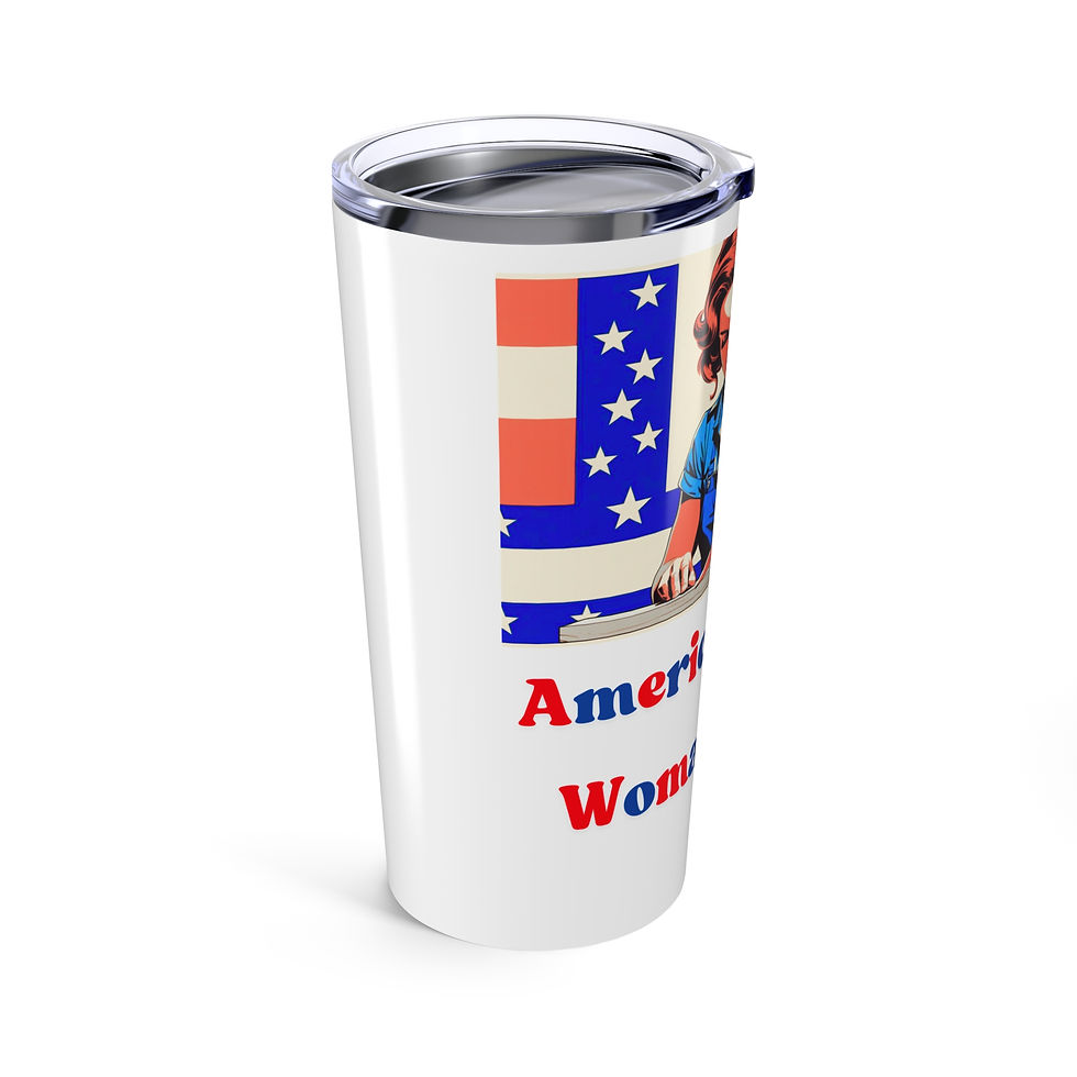 Thumbnail: Vintage American Made Woman Bulk Tumbler | Inspirational Travel Mug for Women