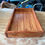 Thumbnail: Golden Pecan Wooden Tray - Handmade Rustic Charm