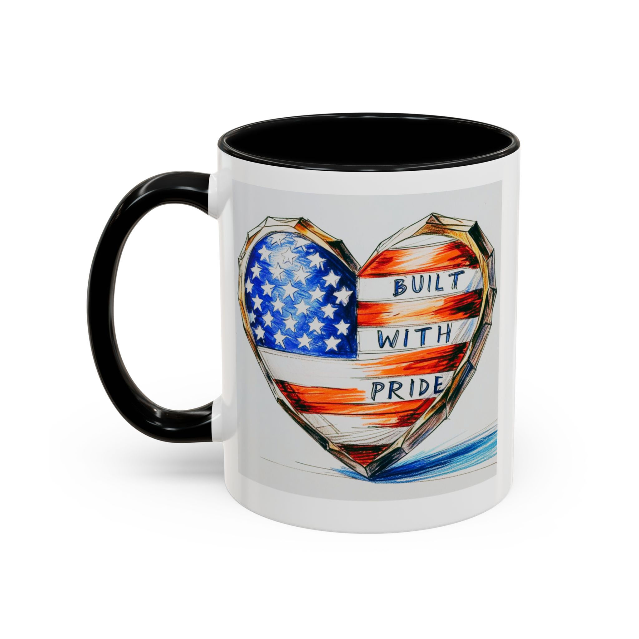 Patriotic Coffee Mug | American Flag Design | Perfect Gift for Independence Day