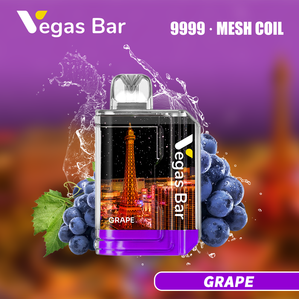 Vegas Bar 9999Puffs Grape