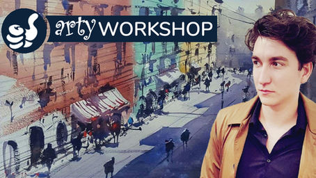 Workshop: Watercolour Cityscape with Laszlo Zsoka
