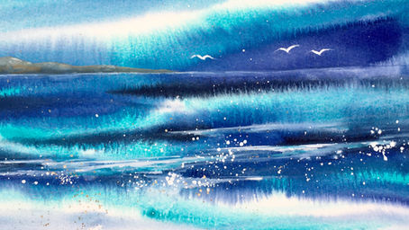 Paint a shoreline with Jane Betteridge