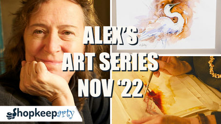 A month with Alex Tolstoy.  Four art classes in November '22