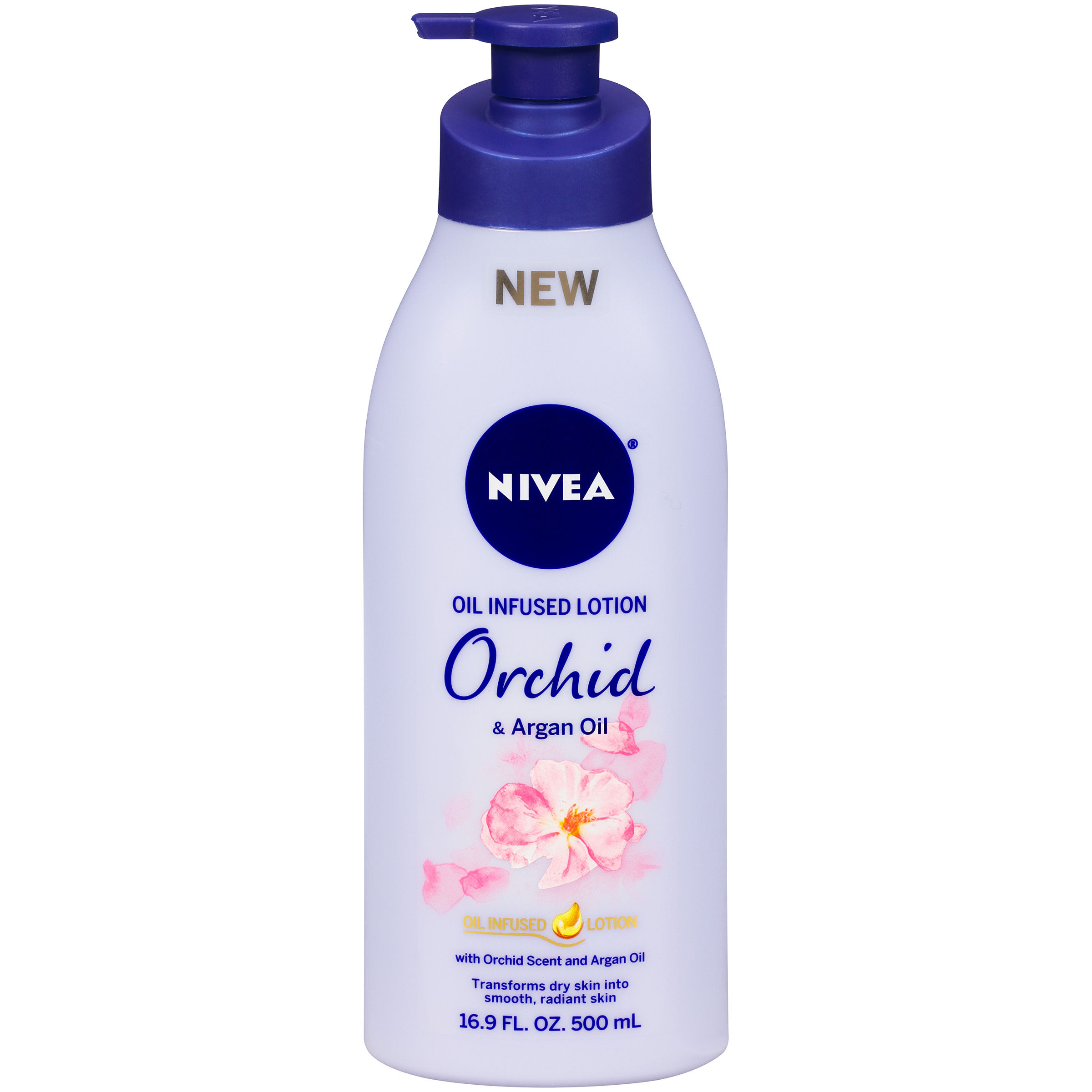 NIVEA Oil Infused Orchid and Argan Oil Body Lotion, 16.9oz