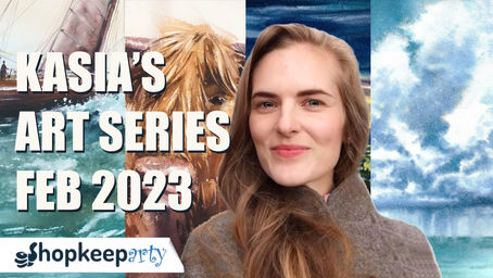 SKA Art Series: Watercolour Textures with Kasia Wiercinska.  Four classes.