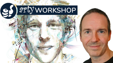 Digitally enhanced Textures & Portraits with Carne Griffiths