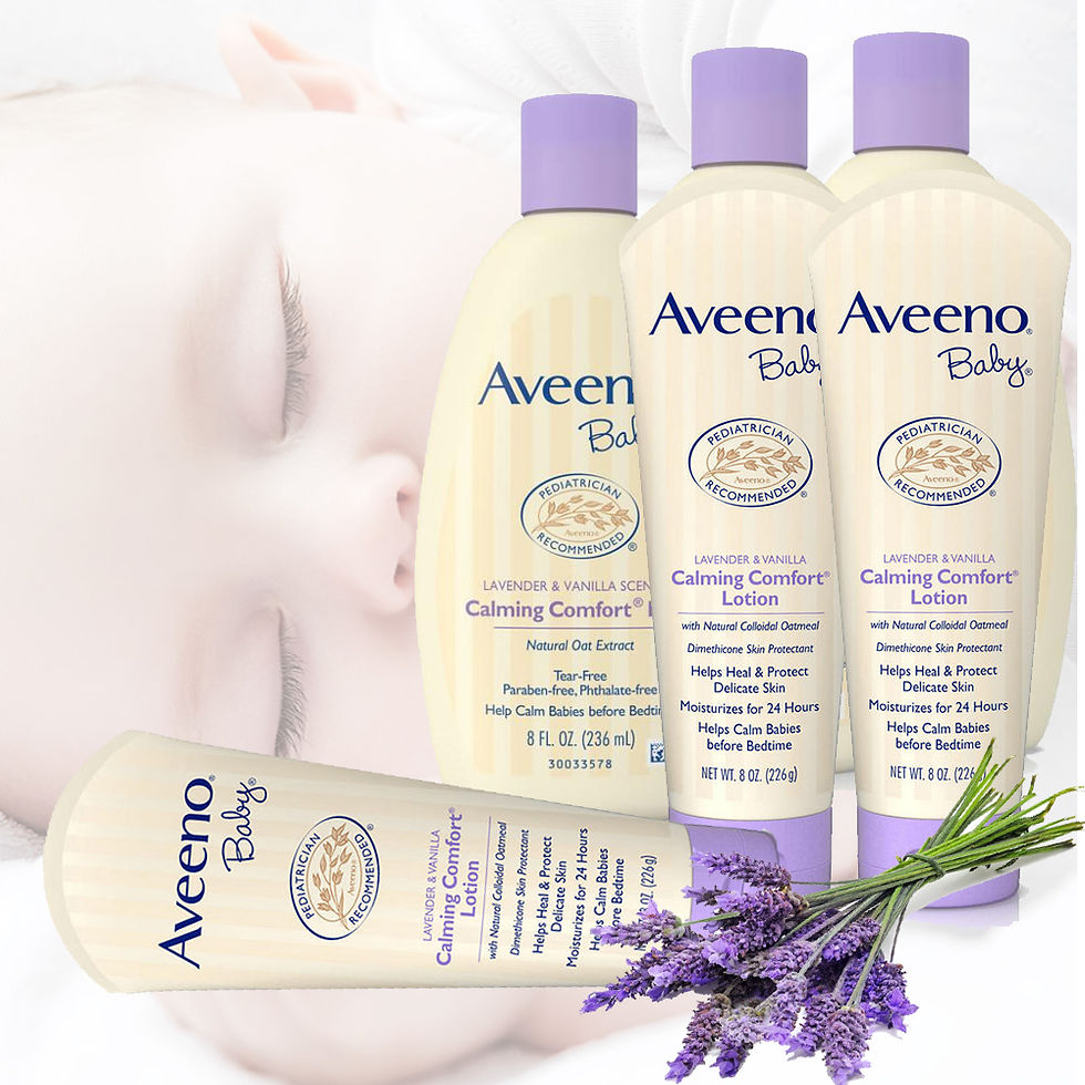 Miniatura: Aveeno Baby Calming Comfort Lavender & Vanilla Scented Lotion, 8 oz 236ml