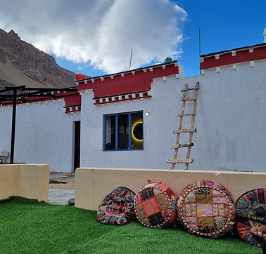 Spiti Sojourn homestay terrace