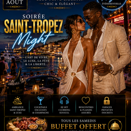 Saint-Tropez Night : l’élégance s’invite au Bilitis le samedi 15 août