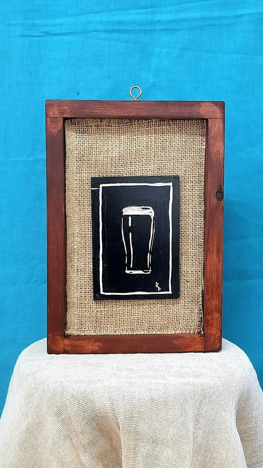Quadro entalhado em madeira "Best Time" de Rafael Pelissari