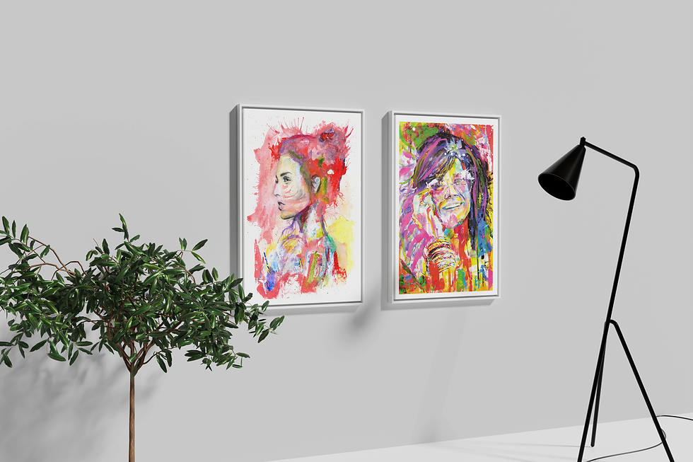 Miniatura: Janis Joplin by Rafael Pelissari Art Arte Painting Pintura