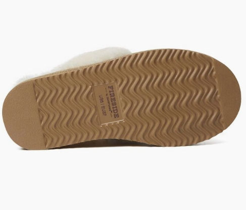 Thumbnail: ZC Fireside by Dearfoams Sydney Scuff Slipper Leopard