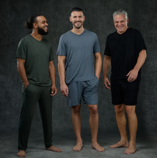 Thumbnail: ZC Men's Modal Sleep Tee Evergreen