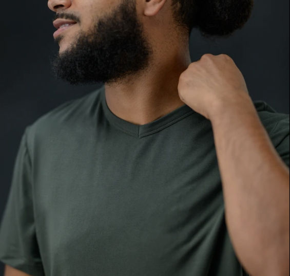 Thumbnail: ZC Men's Modal Sleep Tee Evergreen