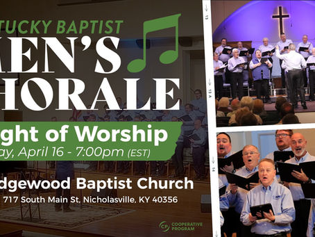 Experience an Inspiring Night of Music at the KBC Men’s Chorale Concert This Thursday in Nicholasville
