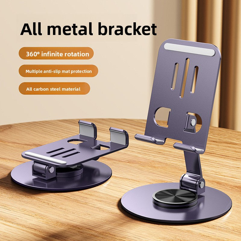 Thumbnail: Adjustable 360 Rotating Aluminum Phone Holder Stand