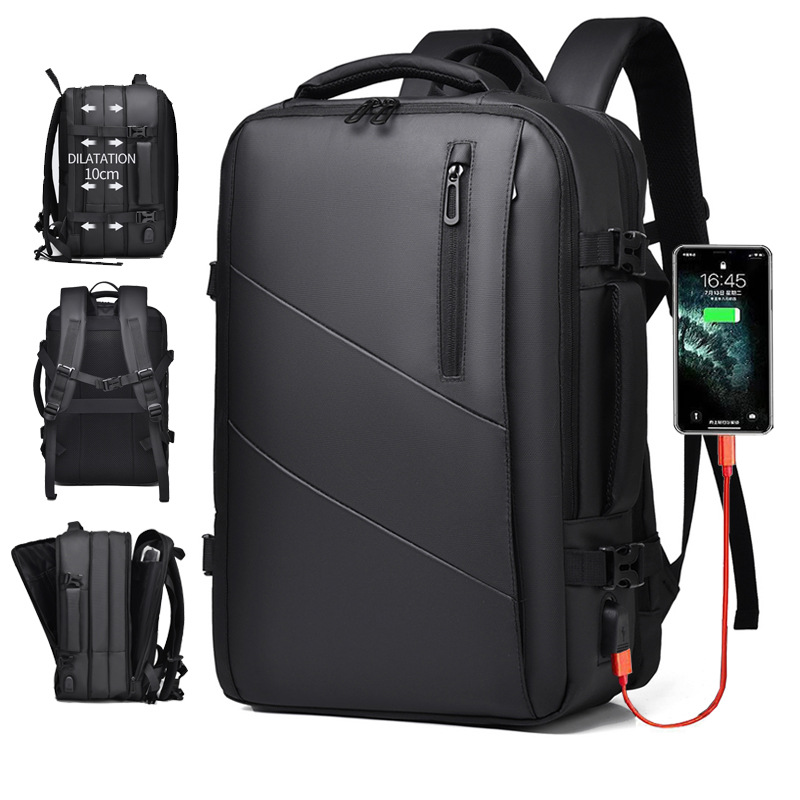 Expandable Laptop Backpack with USB Port — Fashion | Kinetic Source
