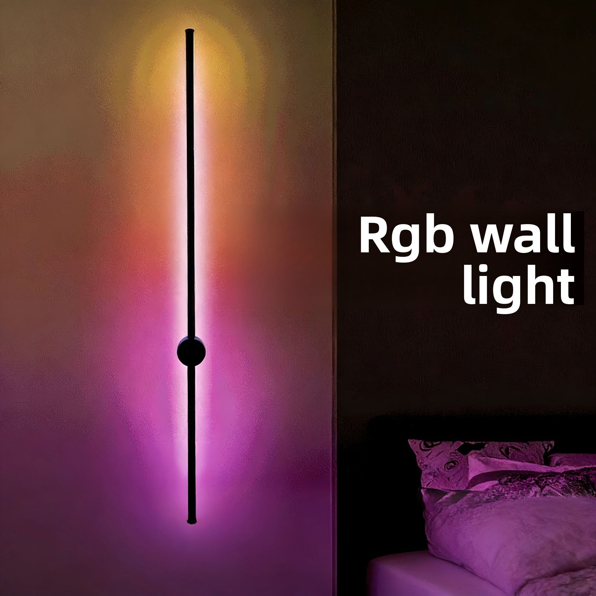 Modern RGB Touch Control LED Wall Light