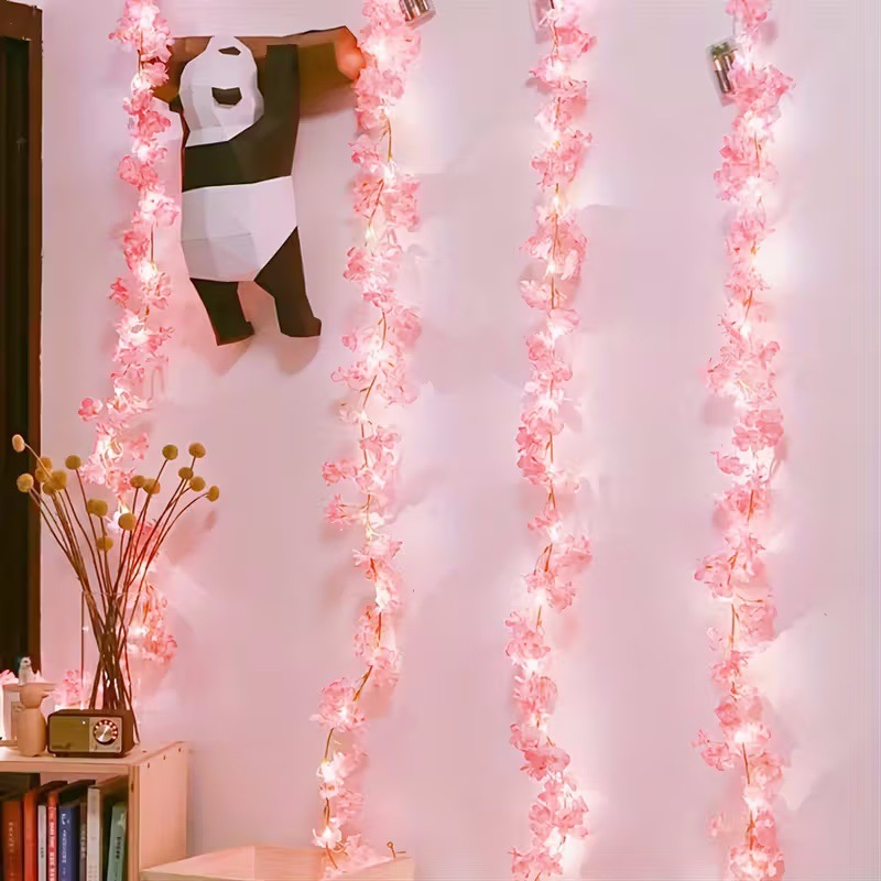 Pink Cherry Blossom String Lights — Accessories | Kinetic Source