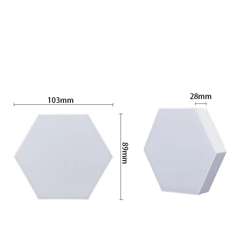 Hexagonal RGB Smart LED Light Panel view 5