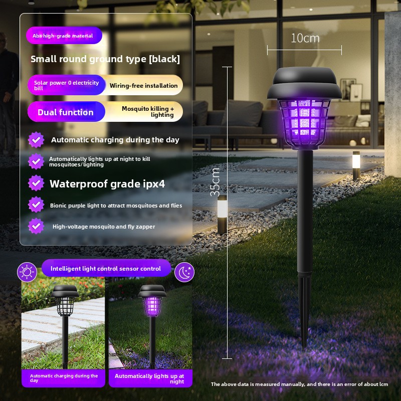 Solar Mosquito Lamp Outdoor Garden Light view 4