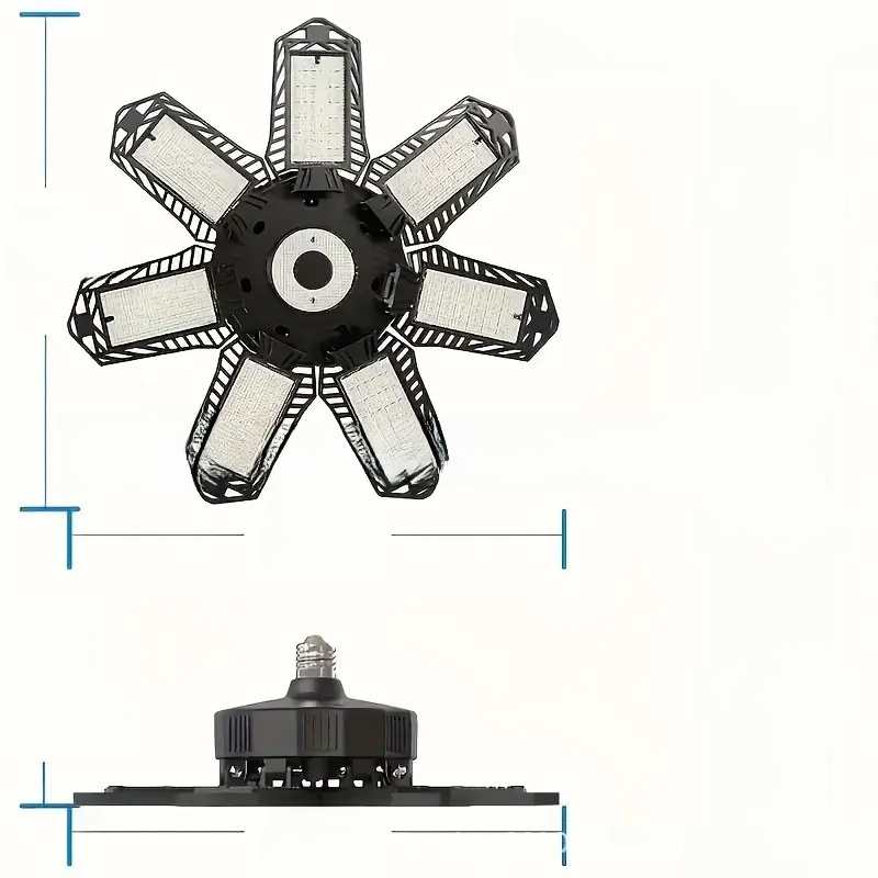 Foldable LED Garage Light view 3