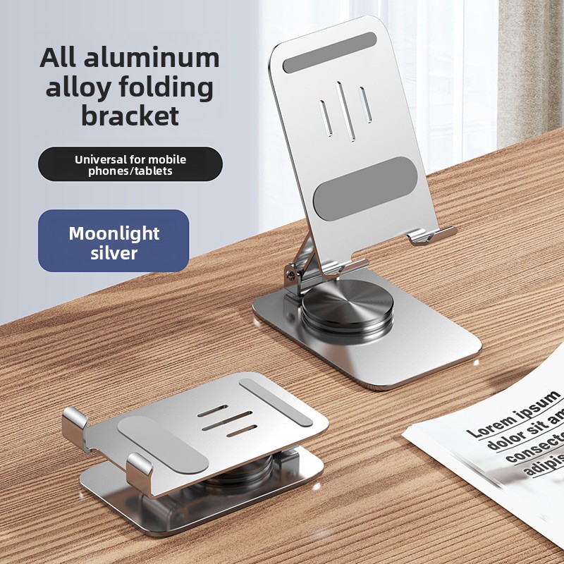 Adjustable 360 Rotating Aluminum Phone Holder Stand view 3